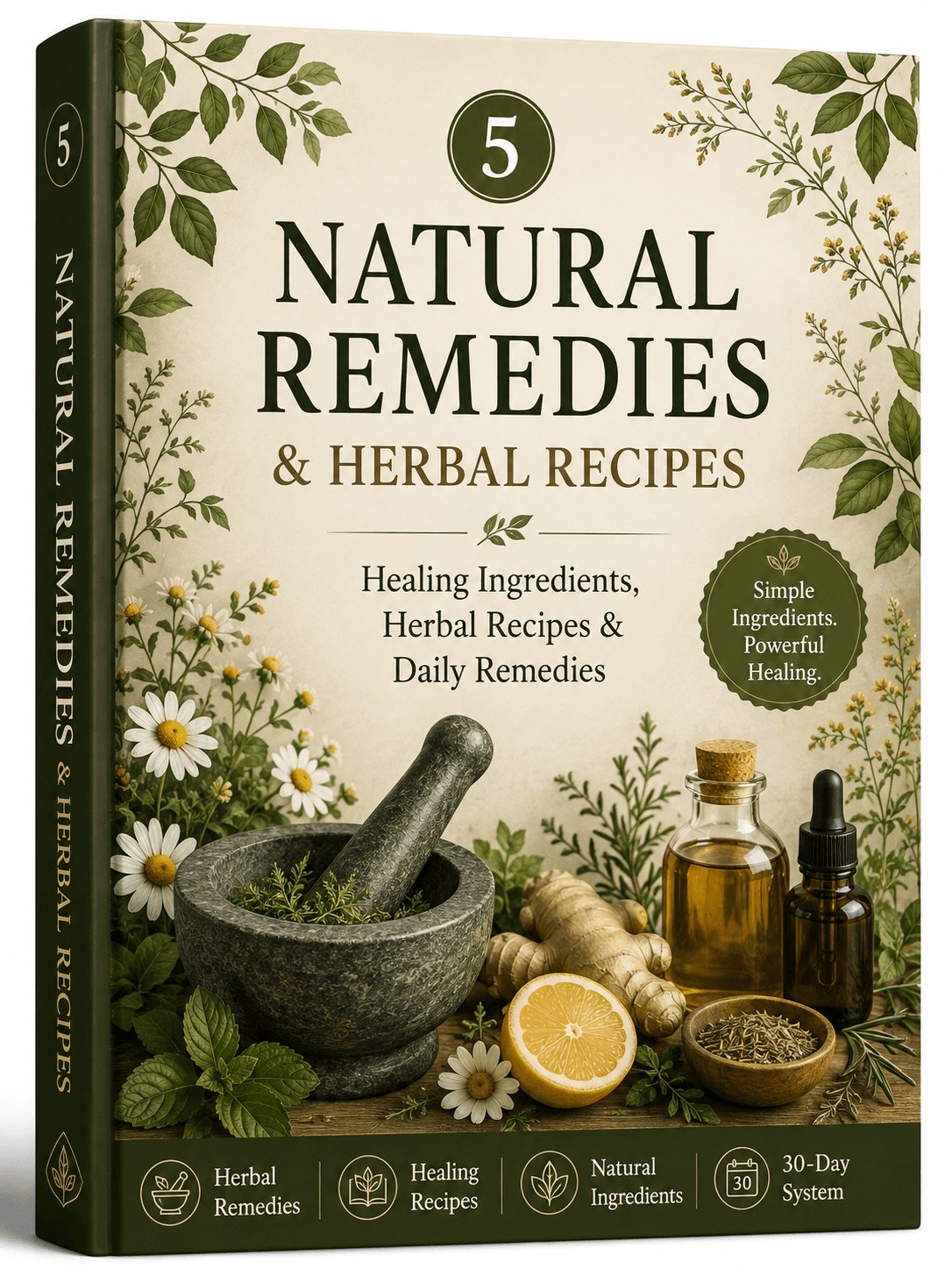Natural Remedies & Herbal Recipes ebook cover